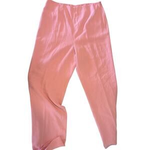 Together Women's Jumpsuit 16T Pink Abstract Pattern Casual Dressy